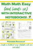 Third Grade Interactive Math Notebook/Journal