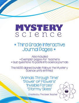 Preview of 3rd Grade Science Journals - Mystery Science Bundle (Updated August, 2022)