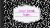 Third Grade Journal Prompts - February