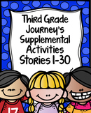 Third Grade Journey's Supplemental Activities Bundled Stor