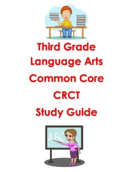 Preview of Third Grade Language Arts Common Core CRCT Study Guide