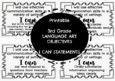 Third Grade Language Arts - Reading and Writing Objectives