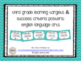 Third Grade Learning Targets & Success Criteria Posters: E