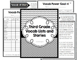 Third Grade Level Vocabulary List and Passages