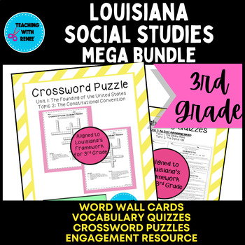 Preview of Third Grade Louisiana Social Studies BUNDLE-Resources