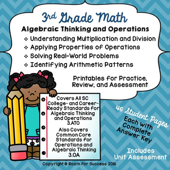 Preview of 3rd Grade Math: Algebraic Thinking and Operations