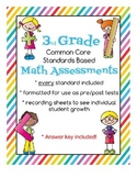 Third Grade Math Formative Assessments - Standards Based