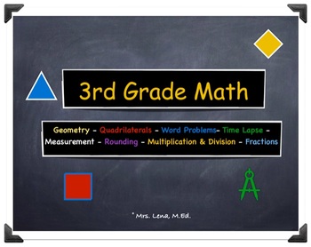 Preview of Third Grade Math B.E.S.T. Standards Worksheets