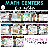 Third Grade Math Centers and Games for the Year Bundle