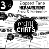 Third Grade Math Chats Elapsed Time Measurement Area and P