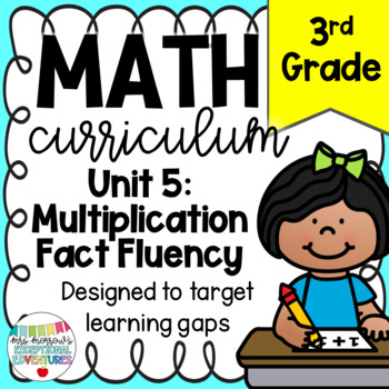 Preview of Third Grade Math Curriculum Unit 5 Multiplication Fluency