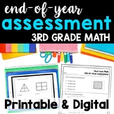 3rd Grade End of Year Math Skills Assessment, Basic Review