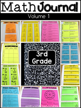 Preview of Third Grade Math Journal Volume 1 Place Value