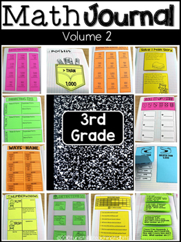 Preview of Third Grade Math Journal Volume 2 Addition and Subtraction