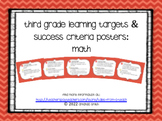 Third Grade Math Learning Targets and Success Criteria