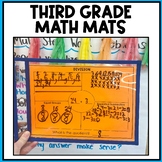 Third Grade Math Mats - Graphic Organizers - Small Groups 