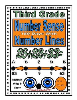 Preview of Math Number Sense Challenge Activity Gifted Third Grade