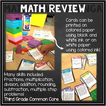 Third Grade Math Review Game - Test Prep by Loving Math | TPT