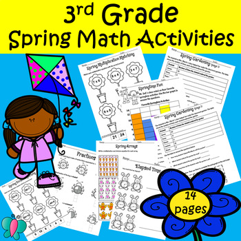 Preview of Third Grade Math Spring Activities