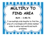 Third Grade Math Standards - Aligned with Common Core