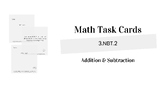 Third Grade Math Task Cards 3.NBT.2 (Addition & Subtractio