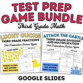 Third Grade Math Test Preparation Game Bundle