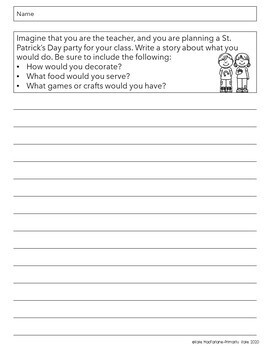 Third Grade Math and Literacy St. Patrick's Day Pack by Primarily Kate