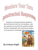 Third Grade McGraw Hill- Wonders Constructed Response Questions