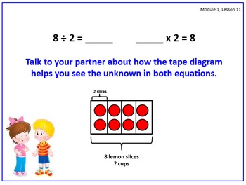 Preview of Third Grade Module 1 Lessons 11-21 (Compatible w/ Eureka Math)