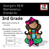 Third Grade NEW Math Standards | NEW Georgia Math Standard