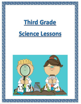Preview of Next Generation Science 3rd Grade-Complete Year Lessons Bundled