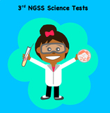 Third Grade Next Generation Science NGSS Assessment bundle
