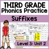 Third Grade Phonics (Level 3), Unit 2: Suffixes