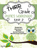 Third Grade Phonics Unit 2 Worksheets