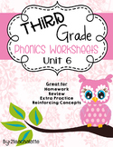 Third Grade Phonics Unit 6 Worksheets