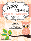 Third Grade Phonics Unit 7 Worksheets