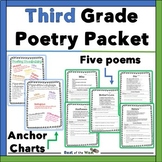 Distant Learning- Third Grade Poetry Packet