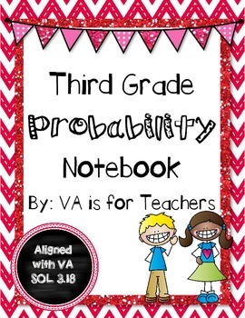 Preview of Third Grade Probability Notebook