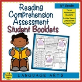 Third Grade Reading Comprehension Assessment Booklets