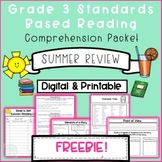 Third Grade Reading Comprehension FREEBIE | Standards Base
