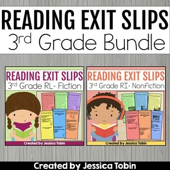 Preview of Third Grade Reading Exit Tickets - Standards-Based Reading Assessments