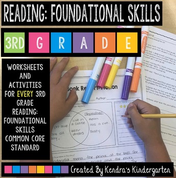 Preview of Third Grade Reading: Foundational Skills Packet