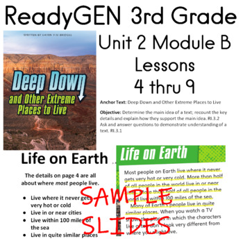 Preview of Third Grade ReadyGEN Unit 2 Module B Lessons 4 - 11