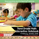 Third Grade Fractions Math Interactive Notebook