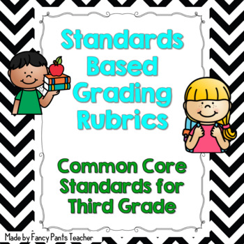 Preview of Third Grade Rubrics for Common Core Math and ELA