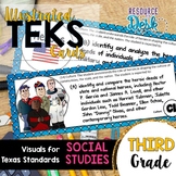 Third Grade SOCIAL STUDIES TEKS - Illustrated and Organize