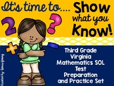 Third Grade SOL Math Test Preparation and Practice Set