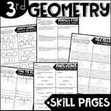 Third Grade Skill Pages Geometry