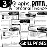Third Grade Skill Pages Graphs, Data, and Finance