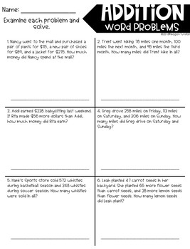 Third Grade Skill Pages Spiraled Skills Review Test Prep by Reagan Tunstall